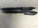 uni三菱 uni-ball UMN-105按动黑色中性笔高颜值0.5mm黑笔签字笔商务学生考试专用水笔水性笔 3支 实拍图