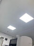 烁室LED平板灯600x600集成吊顶灯6060面板扣板灯吸顶天花灯办公室灯 38-W-600*600mm-高亮白光白框 实拍图