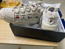 斐乐（FILA）篮球鞋女鞋BARRICADE低帮篮球文化鞋复古休闲鞋 燕麦色-T12W941206AOM 37.5 实拍图