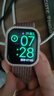 Apple/苹果 Watch Series 10 智能手表GPS款42毫米银色铝金属表壳丹宁色运动型表带M/L MX1K3CH/B 实拍图