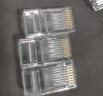 山泽 超五类网线水晶头 cat5e电脑千兆网络连接器 RJ45工程级8P8C超5类镀金水晶头 100个/盒 WL-5100 实拍图