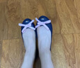 Vis Amoris英国允莫苏春夏果冻鞋小蝴蝶结包头果冻凉女鞋鱼嘴单鞋 磨砂深蓝 37 实拍图