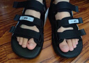 安踏儿童运动凉鞋男大童夏季透气魔术贴露趾沙滩鞋A12326962I 实拍图
