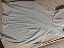 【工字透气】夏季男士背心打底透气工字背心男款休闲 灰色 M (90斤以内) 实拍图