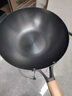 炊大皇 炒锅铁锅 健康无涂层蜂窝纹32cm 家用炒菜锅玄铁XT32CGH 实拍图