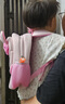 滕阁厢儿童书包幼儿园卡通女童背包宝宝双肩包出游可爱轻便防走失小背包 聪明兔小号（1-2岁） 实拍图