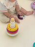 谷雨（GOODWAY）叠叠圈1-3岁婴幼儿玩具儿童益智套圈转转乐不倒翁6个月摇铃叠叠乐 实拍图