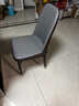 全今餐椅家用轻奢现代简约皮椅子软包餐桌椅餐厅饭店休闲歺椅靠背凳子 深灰咖-第二代加固三脚架质保5年-金腿 实拍图