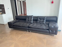 NORHOR北欧表情中古复古包豪斯/雷诺头层牛皮金属腿沙发分体转角G 【现货】一字位|单宁墨2.82m（含2抱枕） 实拍图