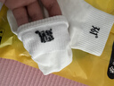 361°7A抗菌春夏季男士运动袜子耐磨防臭吸汗棉袜休闲袜透气中筒跑步袜 白色【短袜混色5双】 抗菌抗起球 实拍图