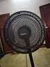 美的（Midea）【超级单品】七叶轻音立式电风扇家用柔风落地扇台式桌面小型风扇大风量节能摇头宿舍电扇 SAF30AB 实拍图