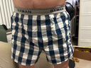 BXMAN夏季宽松男士内裤男平角裤纯棉梭织阿罗裤睡裤 EW550015 XL 实拍图