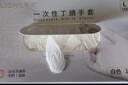 乌斯京一次性手套500只 抽取式食品级PE手套 塑料薄膜厨房卫生手套 实拍图