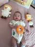 汇乐玩具新生儿见面礼毛绒玩偶婴儿玩具宝宝满月鹅伴安抚礼物摇铃拉铃 实拍图