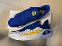 安德玛（UNDERARMOUR）库里CURRY 11男女情侣运动篮球鞋3027416 蓝黄色100 3026615-100 40.5 实拍图