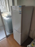双鹿182升双门冰箱 低温补偿 节能低音 持久锁冷保鲜 冷藏冷冻小型家用两门电冰箱 BBM182S（白色） 实拍图