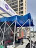 什嘉航[送货上门] 帐篷户外推拉棚定制推拉帐篷雨篷雨棚伸缩移动式夜市 宽3米*长3米*高2.5米  顶布+架子 实拍图