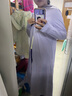 VVC防晒衣服女士夏季长款冰丝凉感防紫外线外套时尚出游披肩 丁香紫 实拍图