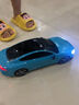 赟娅儿童遥控车男孩四驱漂移赛车电动玩具车模型充电汽车耐摔炫酷跑车 21cm  保时捷911四驱漂移 天蓝 中秋国庆节生日礼物彩盒 实拍图