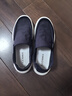 天美意男鞋舒适懒人软底帆布鞋一脚蹬男休闲布鞋 灰色 40 实拍图
