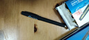 宝克（BAOKE）PC1848 1.0mm大容量黑色中性笔品质办公签字笔磨砂笔杆水笔 12支/盒 实拍图