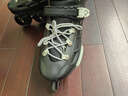 斯威（SWAY）轮滑鞋成人男女溜冰鞋休闲平花专业滑轮鞋大学生初学者滑冰旱冰鞋 黑【一体支架】 42 日常鞋码(42-44) 实拍图
