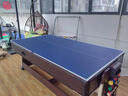 SZX成人标准4合1游戏桌 家庭商用台球乒乓球冰球黑8式室内球厅娱乐桌 7尺4合1-213*111*81cm-棕桌+绿布 实拍图