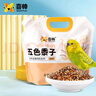 喜帅 五色黍子混色鸟粮2kg （新粮）鹦鹉粮食鸟食虎皮牡丹粮玄凤饲料 实拍图