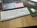 罗技（Logitech）MK295 企业级轻音键鼠套装 无线键鼠套装 办公键鼠套装 全尺寸 带无线2.4G接收器 白 实拍图