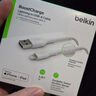 贝尔金（BELKIN）苹果数据线 MFi认证 iPhone充电线 苹果手机充电 ipad快充 lightning线 1米编织 CAA002 实拍图