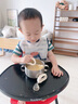 COOKSS儿童勺子宝宝学吃饭PPSU叉勺弯头婴儿硅胶短柄训练辅食勺 实拍图