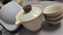 尚言坊旅行茶具套装便携式功夫茶具单人泡茶汝窑茶壶茶杯户外喝茶快客杯 实拍图