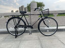 永久老款上海永久自行车26/28寸成人二八大杠男女式复古杆闸轻便单车 28寸ZA42邮政黑色+大礼包 晒单实拍图