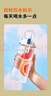 希乐水杯男女户外健身运动吸管杯夏季网红水杯子tritan材质2.0L灰色 实拍图