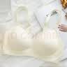 眺德高内衣女小胸聚拢上托收副乳文胸薄款防下垂性感胸罩女士内衣 单件香槟色S（适合32/70ABC） 实拍图