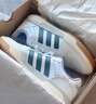 adidas ENTRAP美式校园风运动少年感复古篮球风板鞋男女阿迪达斯 白色/蓝色   38 实拍图