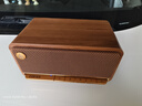 漫步者（EDIFIER）M230 高品质复古蓝牙便携音箱 桌面木质音响 立体声环绕 超长续航 木纹色 实拍图