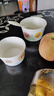 美丽雅一次性碗食品级360ml*60只 耐高温打包户外野餐圆形纸饭盒 实拍图
