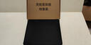 灵蛇（LINGSHE)皮质双面鼠标垫210MM*260MM笔记本电脑桌垫键盘垫办公防水鼠标垫 黑色+商务灰 H66 实拍图