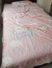 罗莱儿童（luolaikids）A类100%纯棉学生宿舍床上三件套女孩全棉床单1.2米床150*215cm粉 实拍图