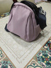 新款女士尼龙时尚单肩包潮流多彩手机贝壳包百搭大容量斜挎包迷你 淡紫色 实拍图