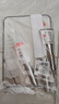 拜格不锈钢水果刀家用切水果多功能瓜果刀厨师专用小刀防锈刀具 全钢三件套+菜板【送两款刀套】 实拍图