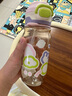 babycare儿童水杯吸管杯双饮二合一户外运动水壶上学大容量PPSU-满杯600ml 实拍图