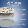酷贝乐（coballe）婴儿推车凉席宝宝餐椅垫子儿童安全座椅冰垫坐靠苎麻冰珠夏季通用 素格粉【冰珠苎麻款】 实拍图