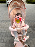 丸丫T6-2遛娃神器婴儿推车可坐可躺轻便折叠双向白金系列千禧粉PLUS 实拍图