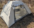 骆驼（CAMEL）【山房】帐篷户外天幕便携式折叠自动防风公园露营野外野营装备 无门杆 涂银防晒 珠光白 7681 实拍图