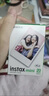 富士FUJIFILM instax立拍立得相机 3英寸相纸胶片胶卷 3寸双包+相册+冰箱贴【20张白边】 官方标配 实拍图