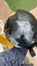 Andes HELMET3c认证电动摩托车头盔男四季女士夏季头盔安全帽四季通用夏天半盔 哑黑黑茶短【升级3C款】 均码 实拍图