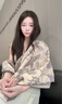 CRANTA KOMEIA官网围巾女长披肩2025新款围脖女空调保暖加厚韩版生日礼物送女友 青鸟蓝 高级感ck风送女朋友老婆实用高档 实拍图