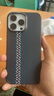 梵皓伊 磁吸碳纤凯夫拉纹理适用新款苹果15promax手机壳iPhone14pro亲肤感超薄防摔套17pro/16轻奢高级感 凯夫拉纹【竖条波浪】内置磁吸+磨砂碳纤维防指纹 iPhone16Proma 实拍图